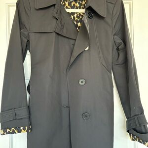 Stylish Black Trench Coat